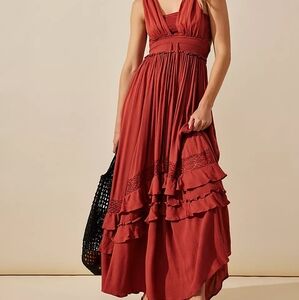Free People Santa Maria Maxi Terra Terracotta